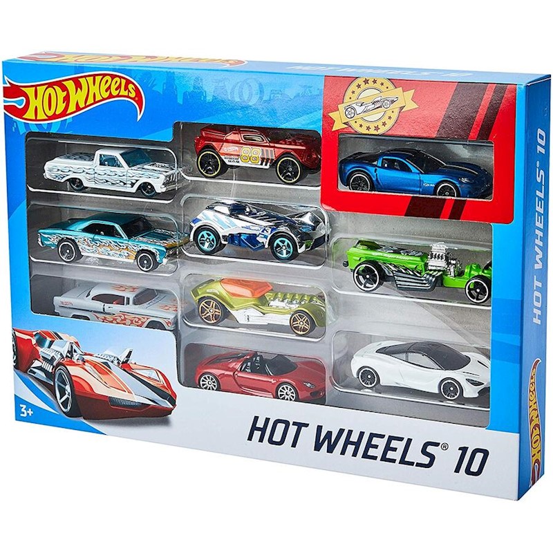 pack 10 hot wheels