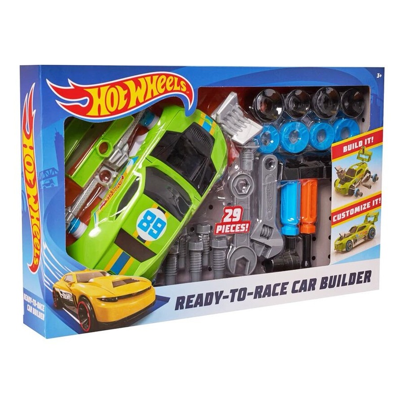 Buy Hot Wheels Ready to Race Car Builder Set MyDeal