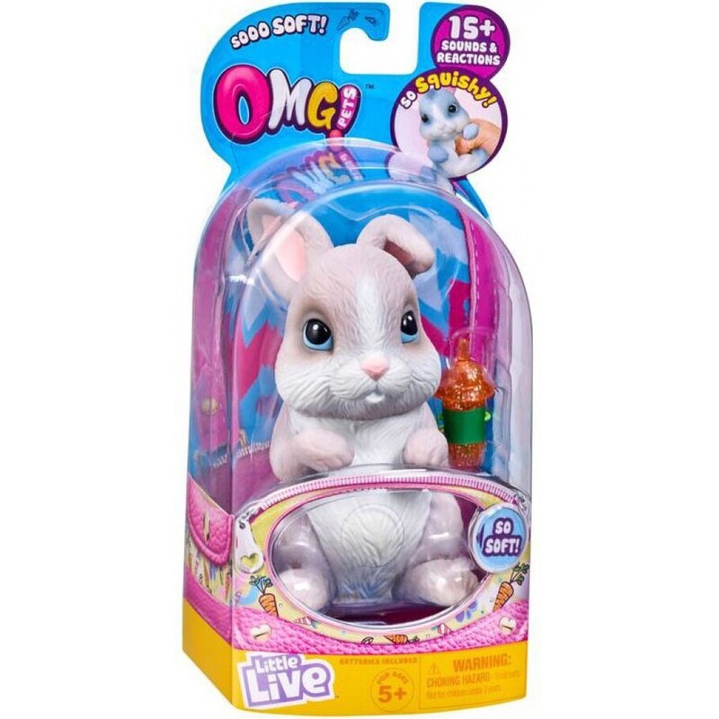 Little Live Pets O.M.G Pet Series 2 Bunny (OMG) Choose from Grey or