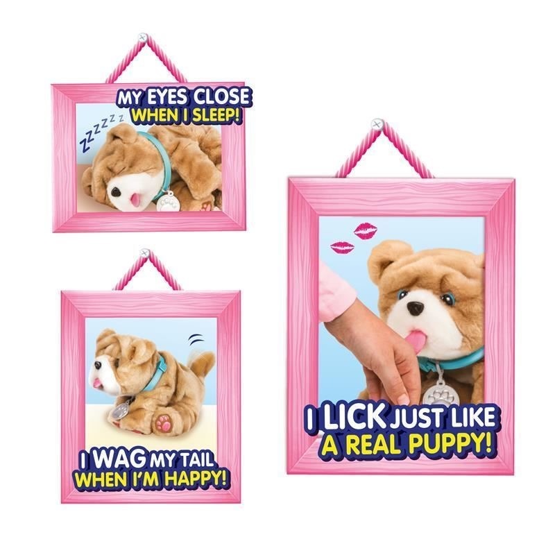 licking puppy toy