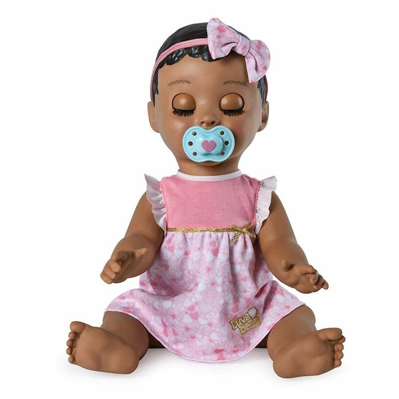 Luvabella 6038114 Brunette Hair Interactive Baby Doll with Expressions & Movement for sale online 