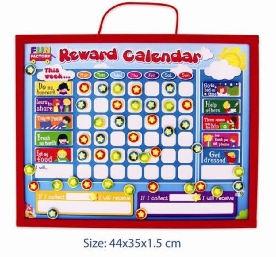 Magnetic Reward Chart - Fun Factory Wooden Educational Kids toys