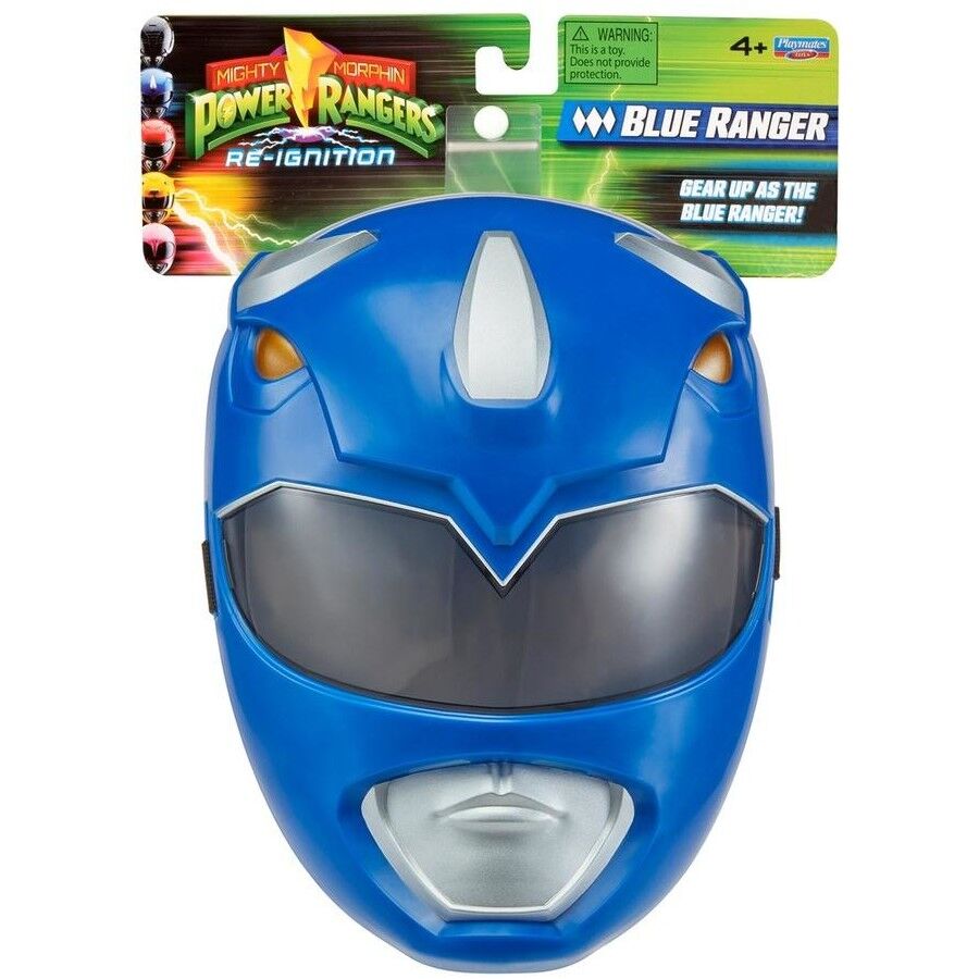 Buy Mighty Morphin Power Rangers Re-Ignition Blue Ranger Mask - MyDeal ...