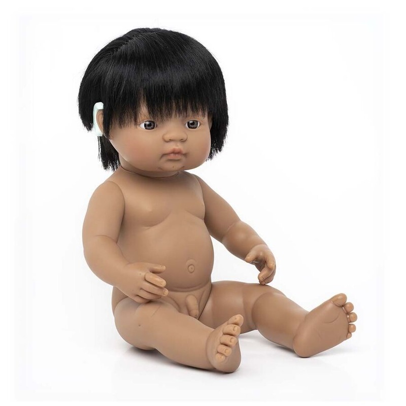 Buy Miniland Educational Baby Doll Latin American Boy with Hearing