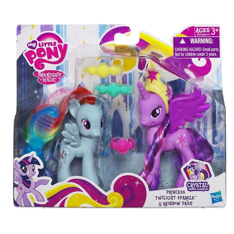 My Little Pony G4 Crystal Celebrations Twilight Sparkle and Rainbow ...