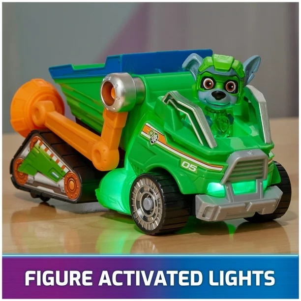 Paw patrol rocky's recycling truck discount vehicle and figure