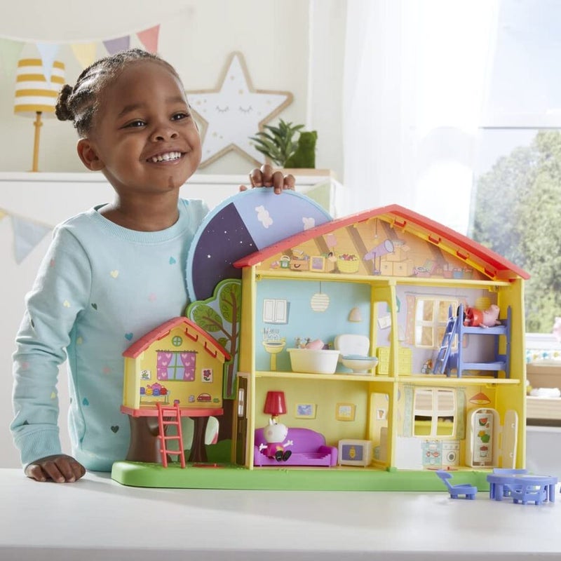 Peppa Pigs Deluxe House Playset Double Face Maison Maroc
