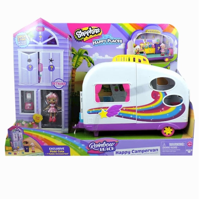 shopkins rainbow beach campervan