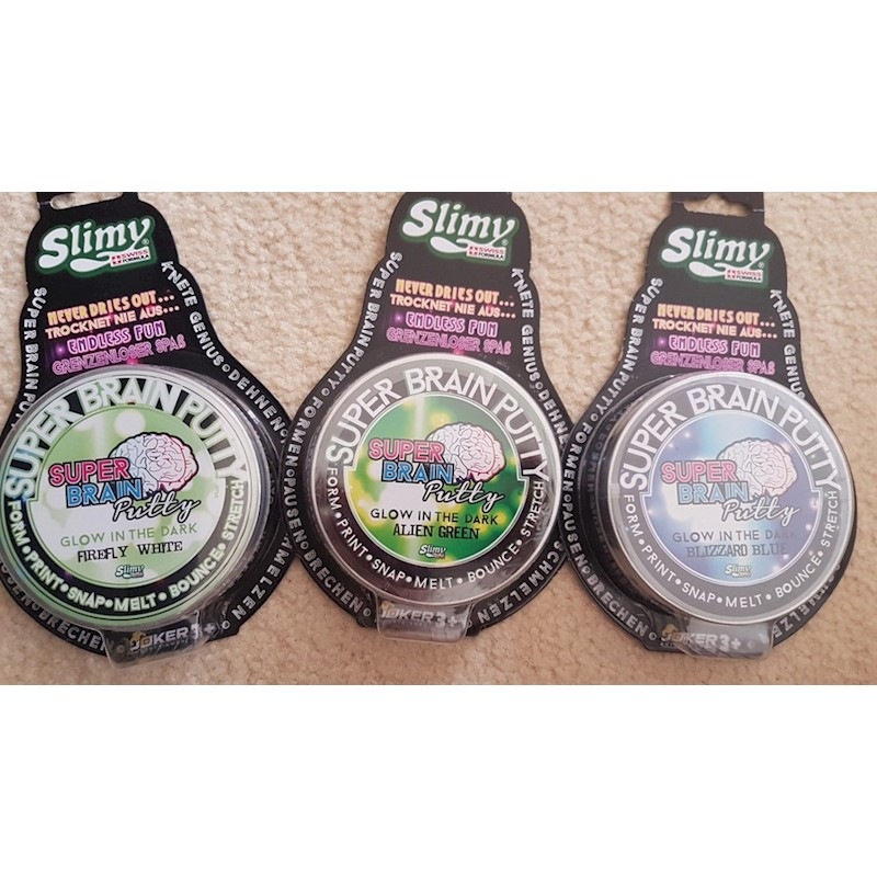 Slimy Slime Swiss Formula Super Brain Putty Glow in the dark Slimy Slime Swiss Formula Super Brain Putty Glow in the dark