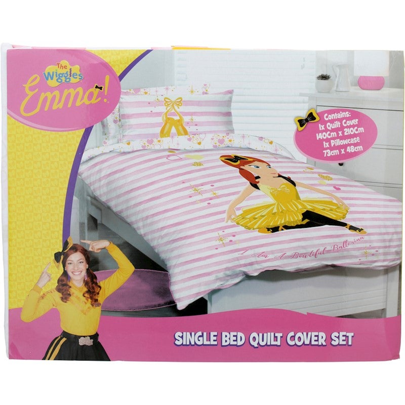 emma wiggle single bed sheets