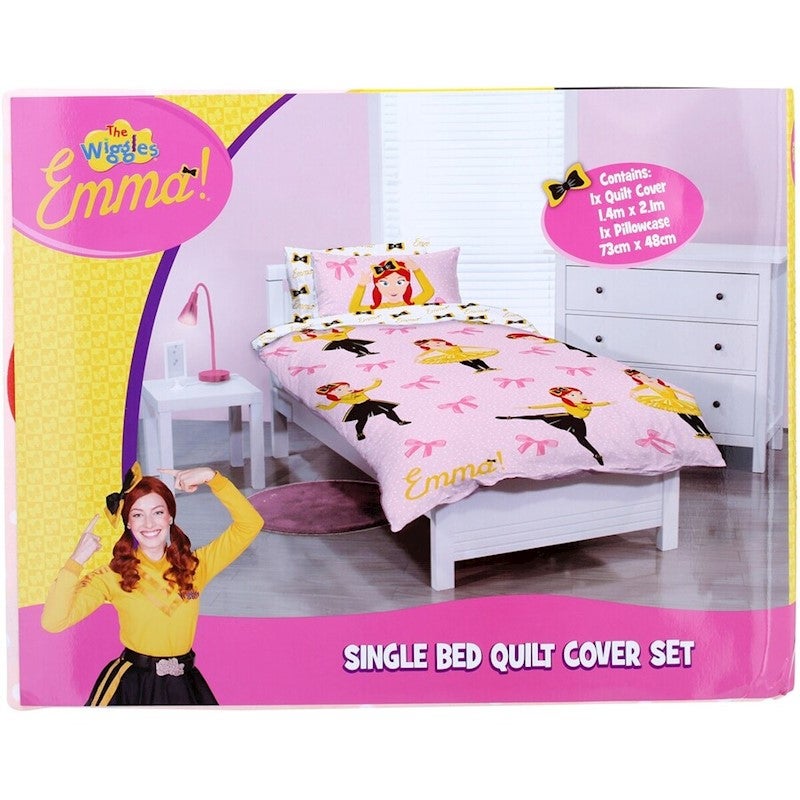 emma wiggle single bed sheets