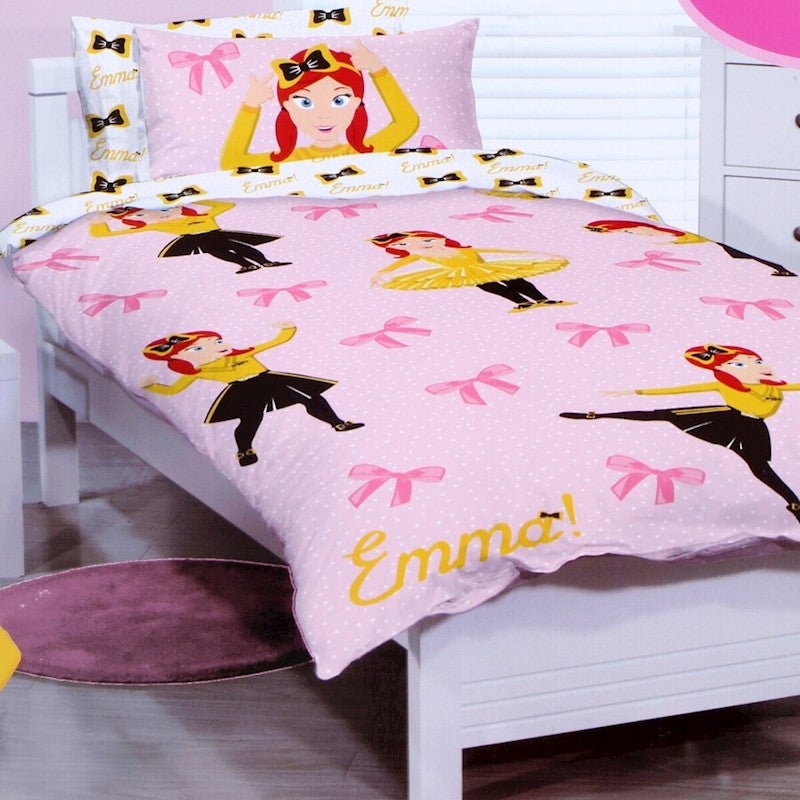 emma wiggle queen quilt cover