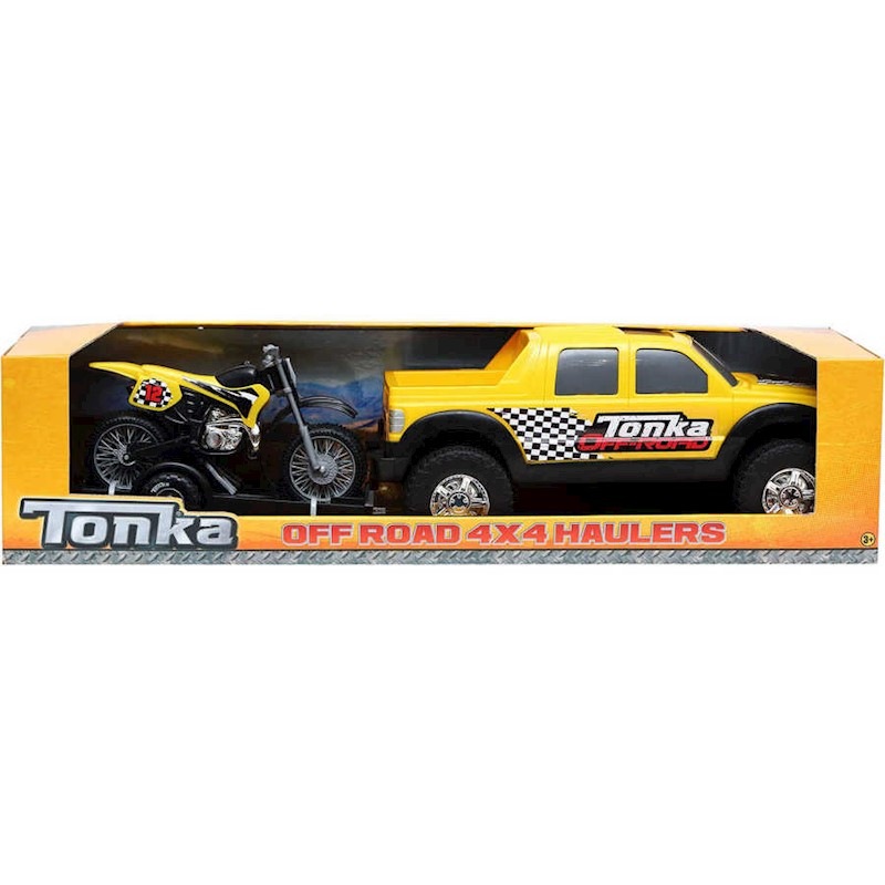 tonka off road hauler with boat