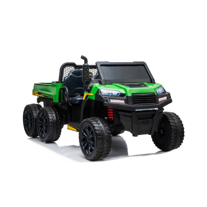 Buy 24V Farm Truck With Tipping Bed - Green - MyDeal