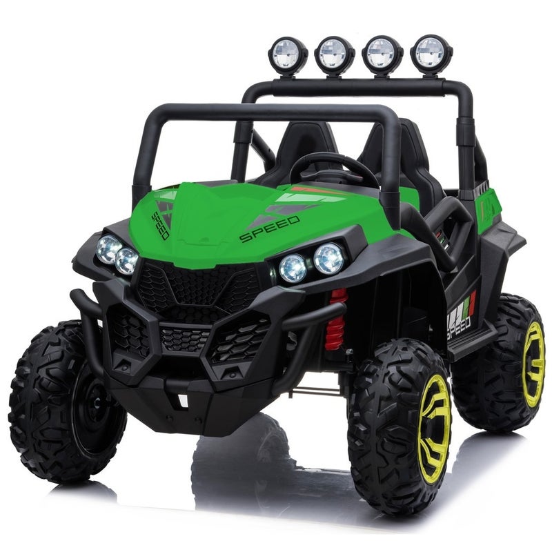 Buy Beach Buggy Speed, 24V Electric Ride On Toy for Kids - Green - MyDeal