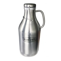 Grainfather Stainless Steel Swing Top Growler - 2L Capacity