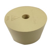 Rubber stopper. #10 w/airlock hole (for plastic carboy)