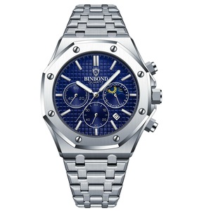 Waterproof Multifunctional Business Quartz Watch - Luminous