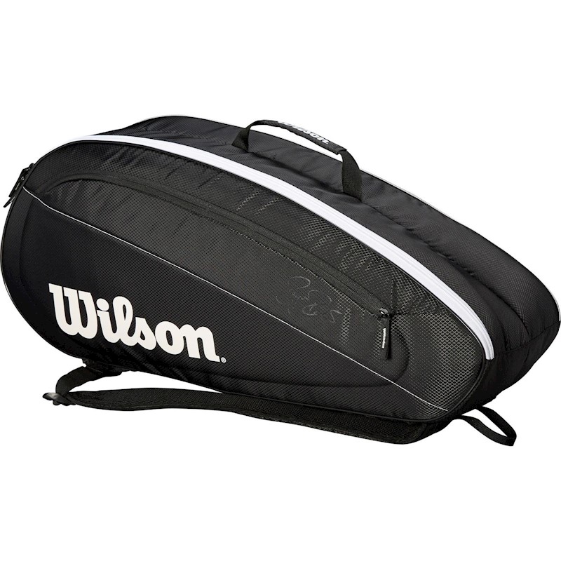 wilson federer team 6 racquet bag