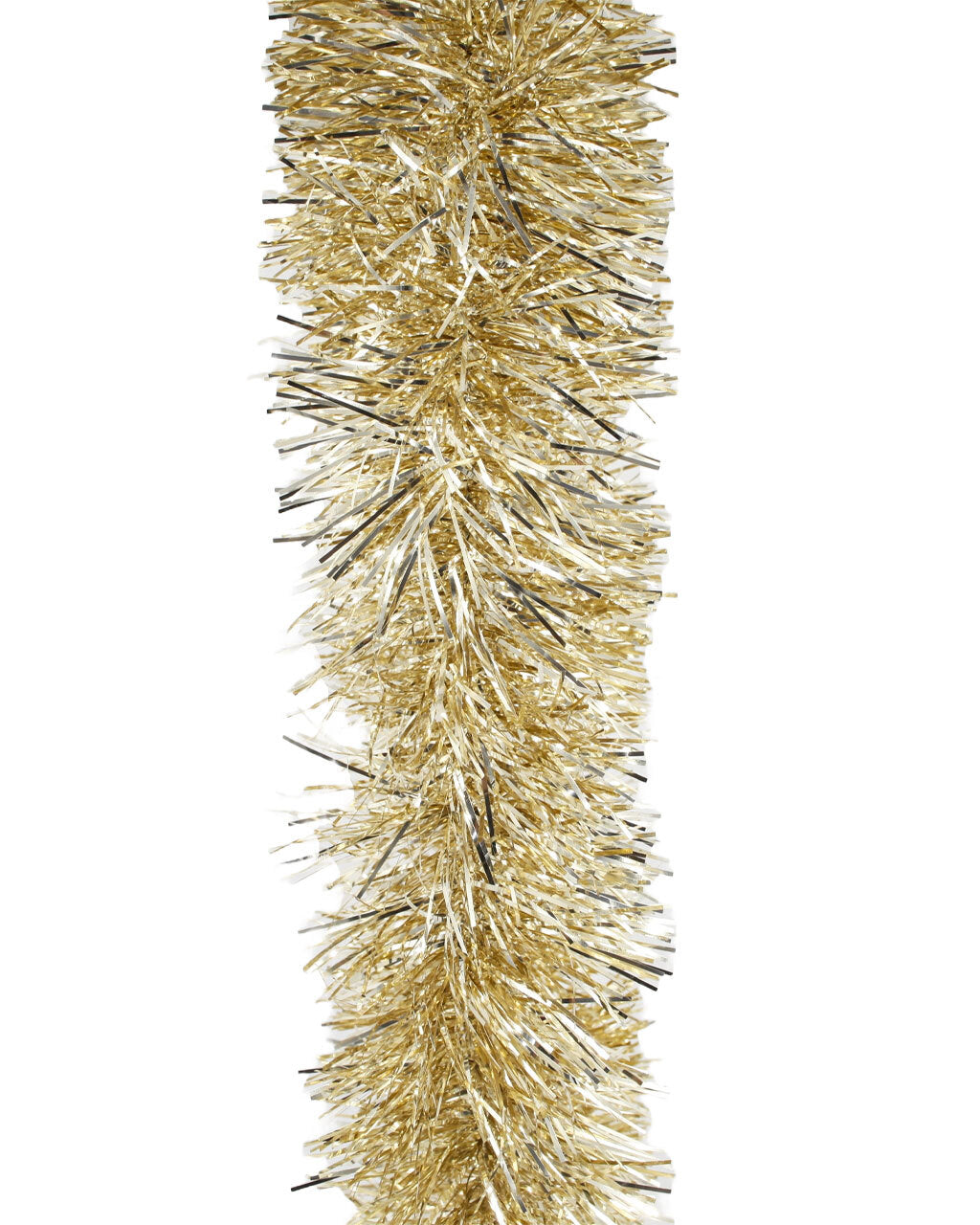 Buy 100m CHAMPAGNE GOLD Christmas Tinsel 100mm wide - MyDeal Australia