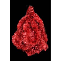 200m RED Christmas Tinsel - 150mm wide