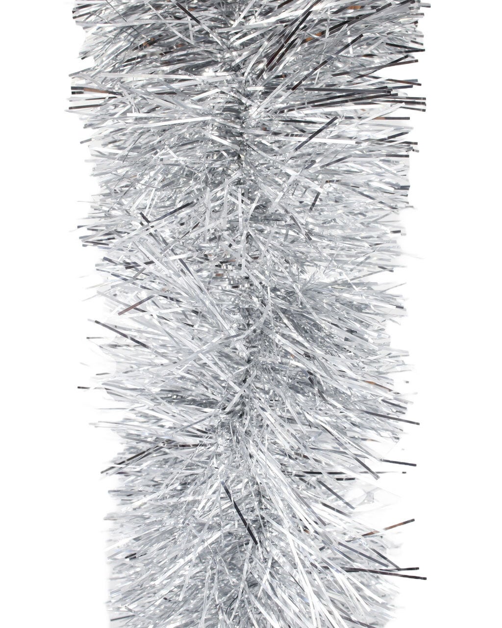 200m SILVER Christmas Tinsel 150mm wide