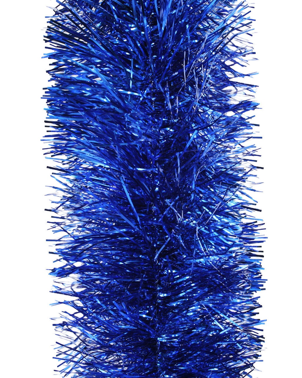 25m DARK BLUE Christmas Tinsel 150mm wide