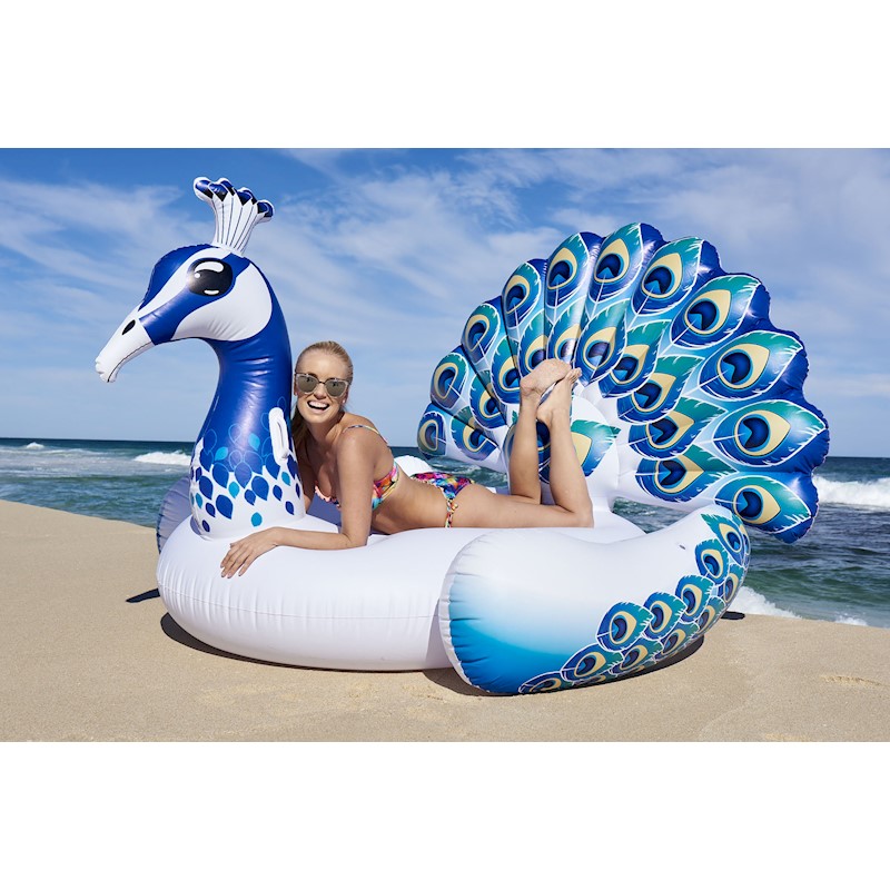 giant inflatable peacock