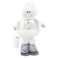 WHITE SNOWMAN with Telescopic Legs