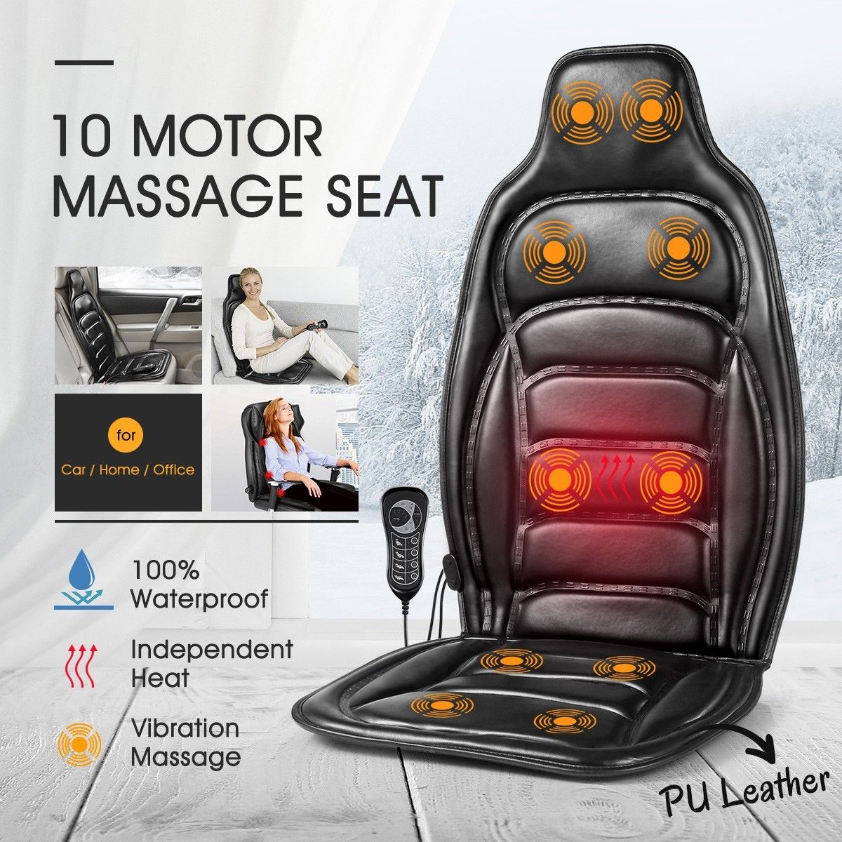 Vibration massage seat discount cushion