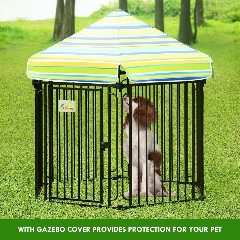 Buy 10 Panel Pet Dog Playpen Puppy Crate Exercise Cage Enclosure w
