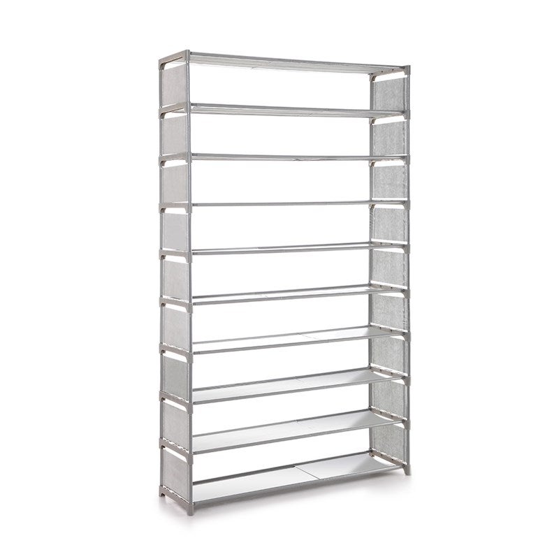 10 Tier Stackable Shoe Rack 50 Pair Buy Shoe Racks Cabinets 6970388791675