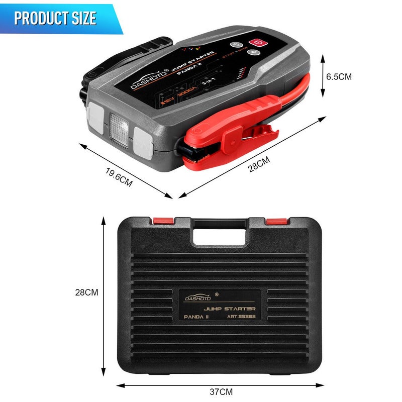 30000mAh Portable Power Bank Car Jump Starter Booster Jumper Box Battery  Charger