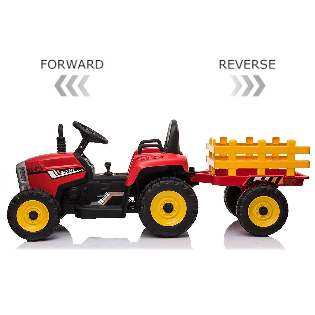 case 12v ride on tractor