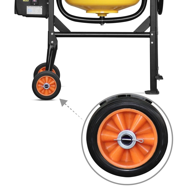 Buy 130L Portable Cement Mixer Electric Waterproof HeavyDuty Concrete