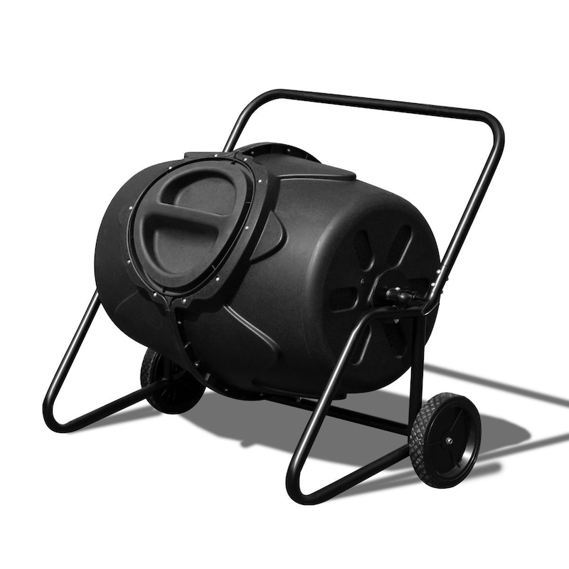 Buy Compost Bin Tumbler with BuiltIn Mixing Fins 190L MyDeal