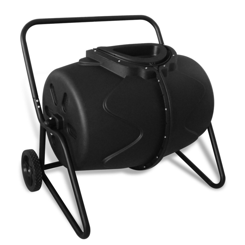 Buy Compost Bin Tumbler with BuiltIn Mixing Fins 190L MyDeal