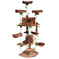 Cat Scratching Tree Scratcher Post 2.1m Brown