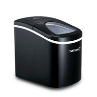 Portable Ice Maker Machine Black Coated 2.4 L