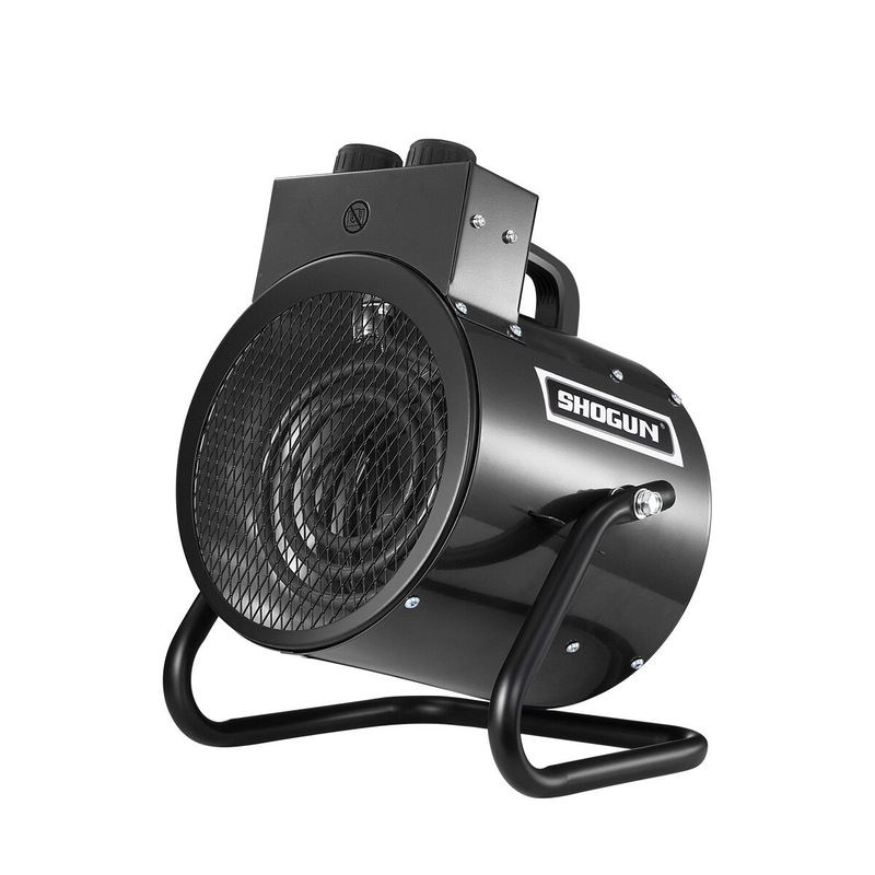 Buy 2 in 1 2000W Portable Electric Heater Industrial Fan Heater  Freestanding Carpet Dryer with SAA Black - MyDeal