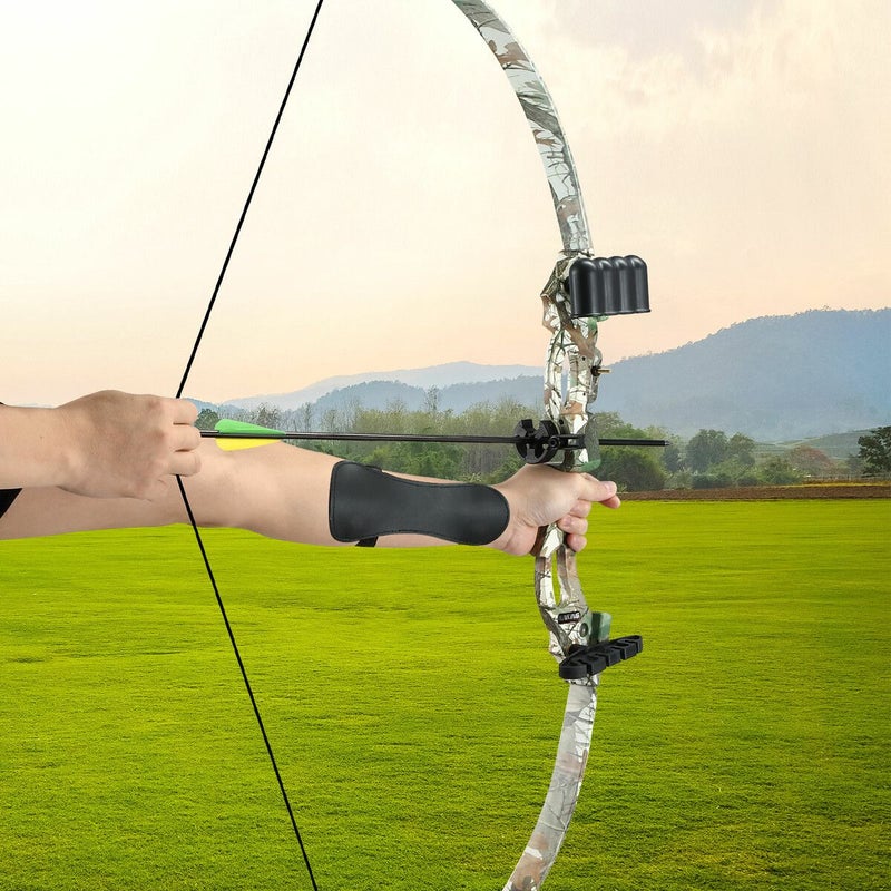 Buy 20lbs Recurve Bow Arrow Set Takedown Archery Hunting Sports