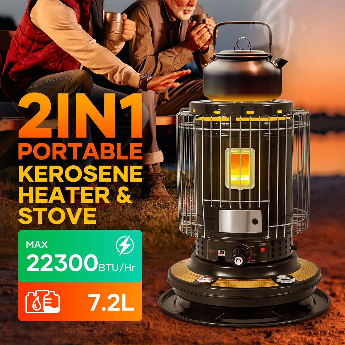Stove Indoor Kerosene Heater With Thermostat In Kerosene Heater
