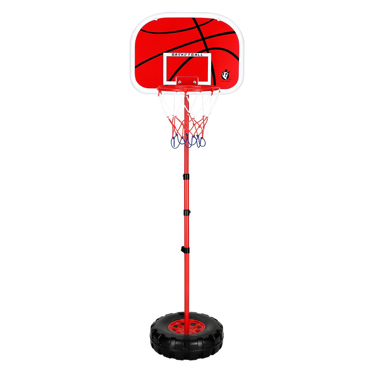 2m Basketball Hoop for Toddler Kids Children Portable Adjustable Indoor Training Set