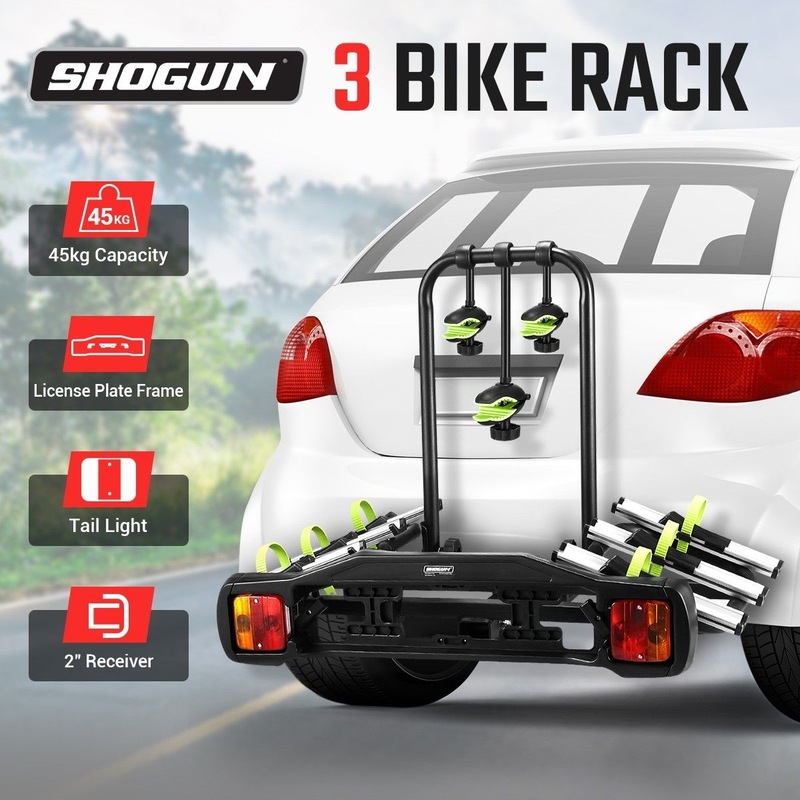 Buy 3 Bike Carrier Rack Towbar Bike Rack Hitch Mount Bicycle Holder for