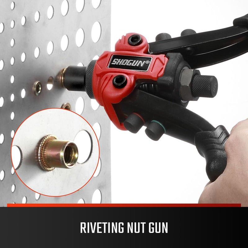 Buy 3 In 1 Heavy Duty Hand Rivet Nut Gun Reaming Tool Set With 90 Rivets Nuts And 50 Rivets Mydeal 