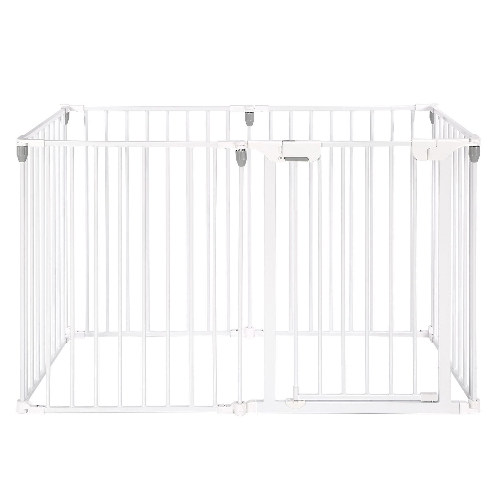 3 IN 1 Pet Kids Safe Playpen with 6 Panels White