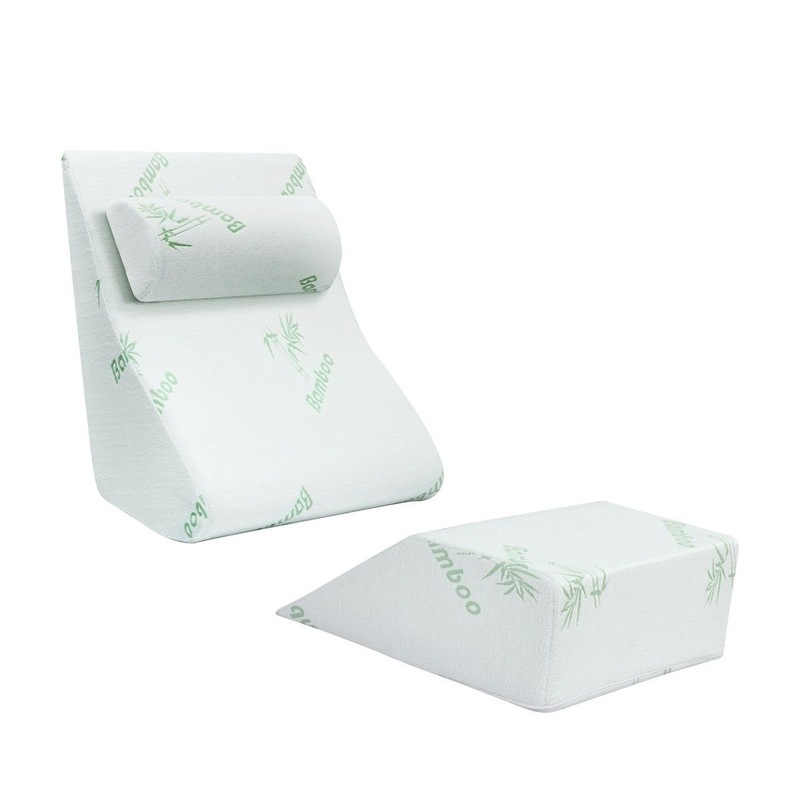 Buy 3 Pcs Memory Foam Wedge Pillow Set Bed Pillow Headrest Leg