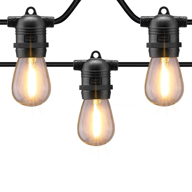 Buy 32M LED String Lights Weatherproof Outdoor Festoon Bulbs with 31 ...