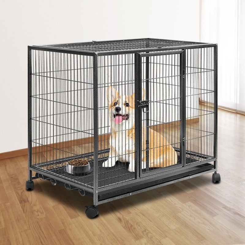 Buy Dog Crate Doggy Playpen Puppy Kennel Pet Cat Rabbit House Metal ...