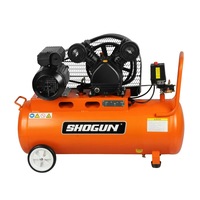 3HP Portable Belt Drive Air Compressor 80L Tank 420L/min Pump Inflator